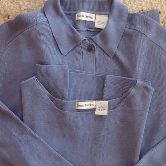 Barry Bricken All Silk Sweater And Tank 
